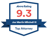 Avvo Rating | 9.3 | Joe Martin Mitchell III | Top Attorney